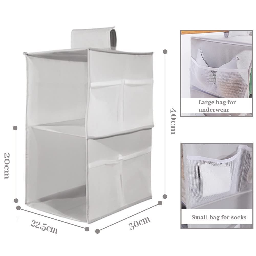 Hängender Schrank-Organizer (6 Fächer)