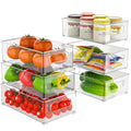Kühlschrank-Organizer (transparent, Set)