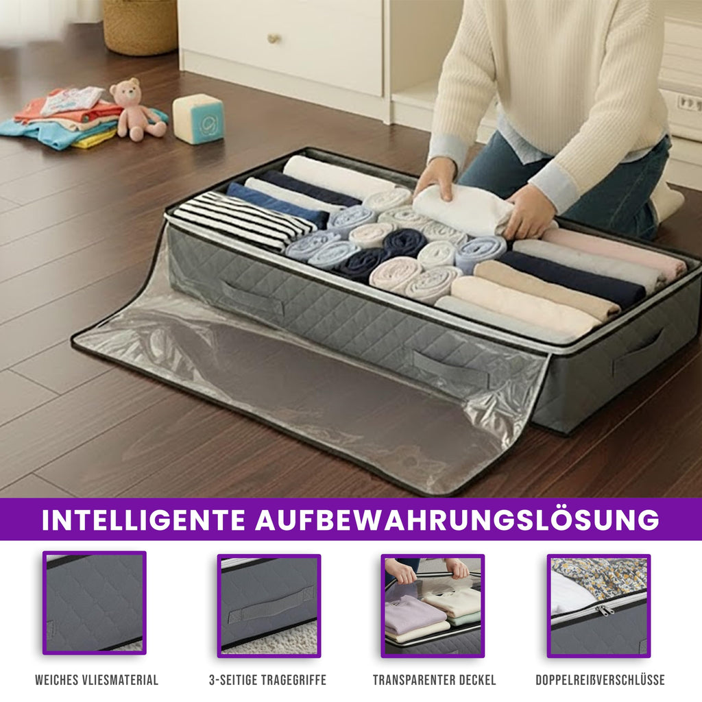 Unterbett-Aufbewahrungsboxen (2er-Set)